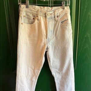 Levi's Women's Cream High Rise Jeans